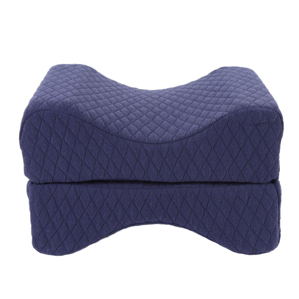Memory Foam Knee Pillow for Side Sleepers Soft Ergonomic Elevation Cushion Curved Between Leg Pillow