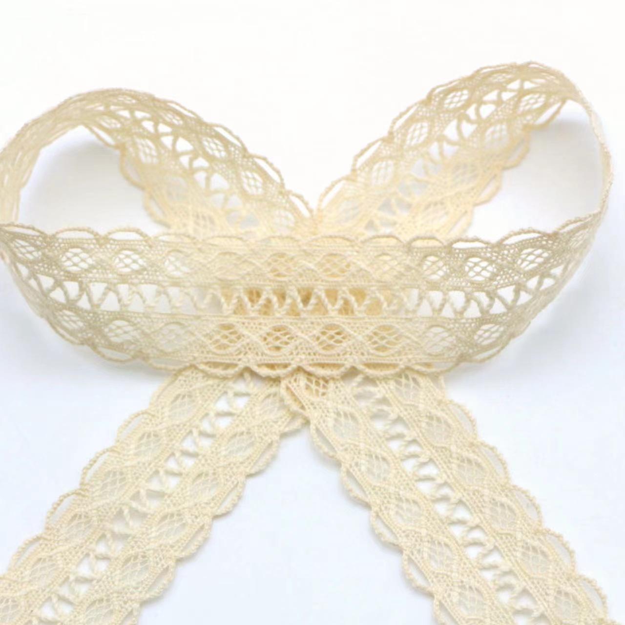 

Cotton Thread Lace Tablecloth Handmade Hanfu Decorative Accessories Lace Exquisite Hollow Lace Accessories Lace JN24185