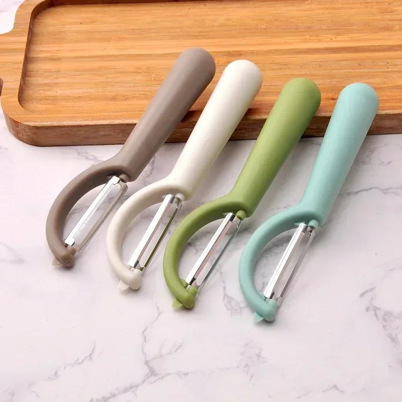 1 Pc Stainless Steel Fruit Vegetable Peeler Potatoes Peelers Carrot Peeling Tool Fruit Scraper Kitchen Gadget Accessories