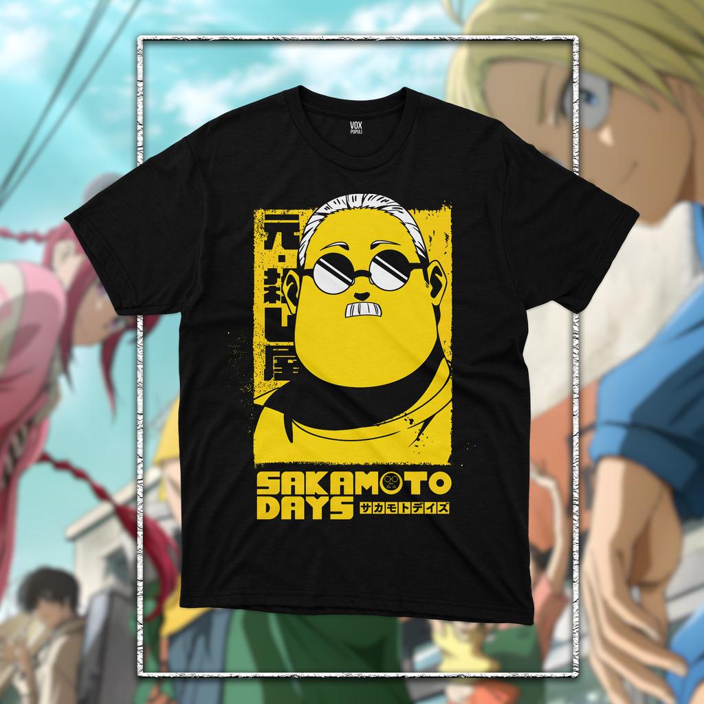 Sakamoto Days Grafik T-Shirt Herren Damen Oversized Y2k Anime Manga T-Shirt Hohe Qualität Lässig Schweres Baumwoll Lockere Kleidung T-Shirts