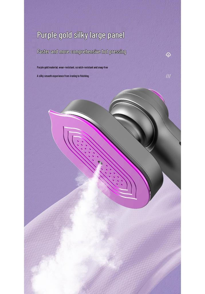 Portable Smart Dual-Stage Iron & Steamer: Foldable, Dry/Wet Ironing, Garment Steamer