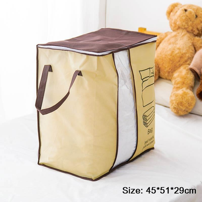 Portable Clothes Storage Bag Organizer Folding Closet Quilt Blanket Bedding YU Portable Clothes Storage Bag Organizer Folding Closet Quilt Blanket Bedding YU