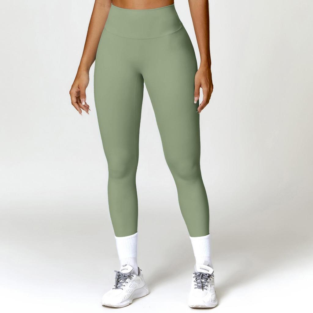 Pantaloni da Yoga a Vita Alta Asciugatura Rapida - Leggings Sportivi e da Corsa Spazzolati