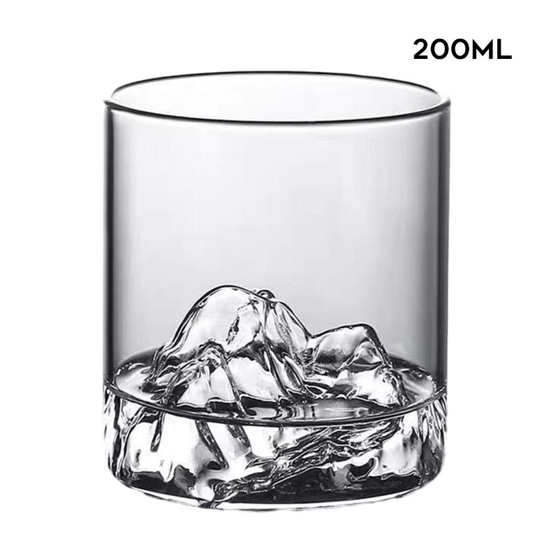 

Water Cup Japanese Mountain Whiskey Glass 200/300ML Transparent Multipurpose Glass Bar Party Drinkware High Appearance Water Cup 201-300ml
