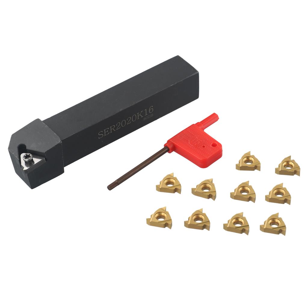 2025 New Tool Holder Lathe Thread Turning 16ER AG60 Alloy Steel Carbide Insert External Thread Lathe SER2020K16