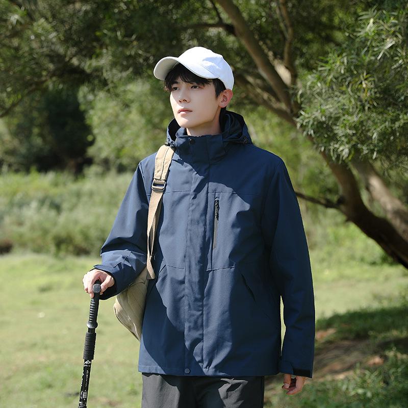 

BXH Унисекс Зимний Ветрозащитный Пуховик 3-в-1 со Съемными Деталями – Ветронепроницаемый, Водонепроницаемый, Возможен Индивидуальный Логотип. 4XL