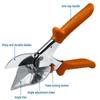 Multi Angle Mitre Siding Wire Duct Cutter 45-135 Degree PVC PE Plastic Pipe Hose Scissor Cut Housework Home Plumbing Tool