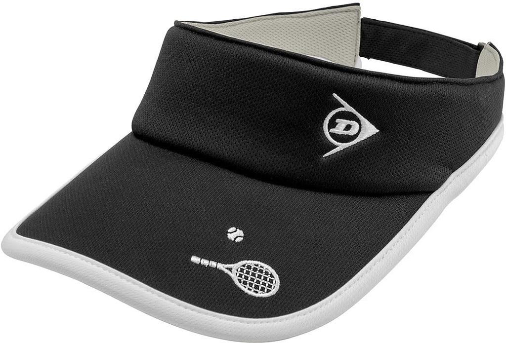 DUNLOP Tennis Visor Adjustable TPH4600W Black