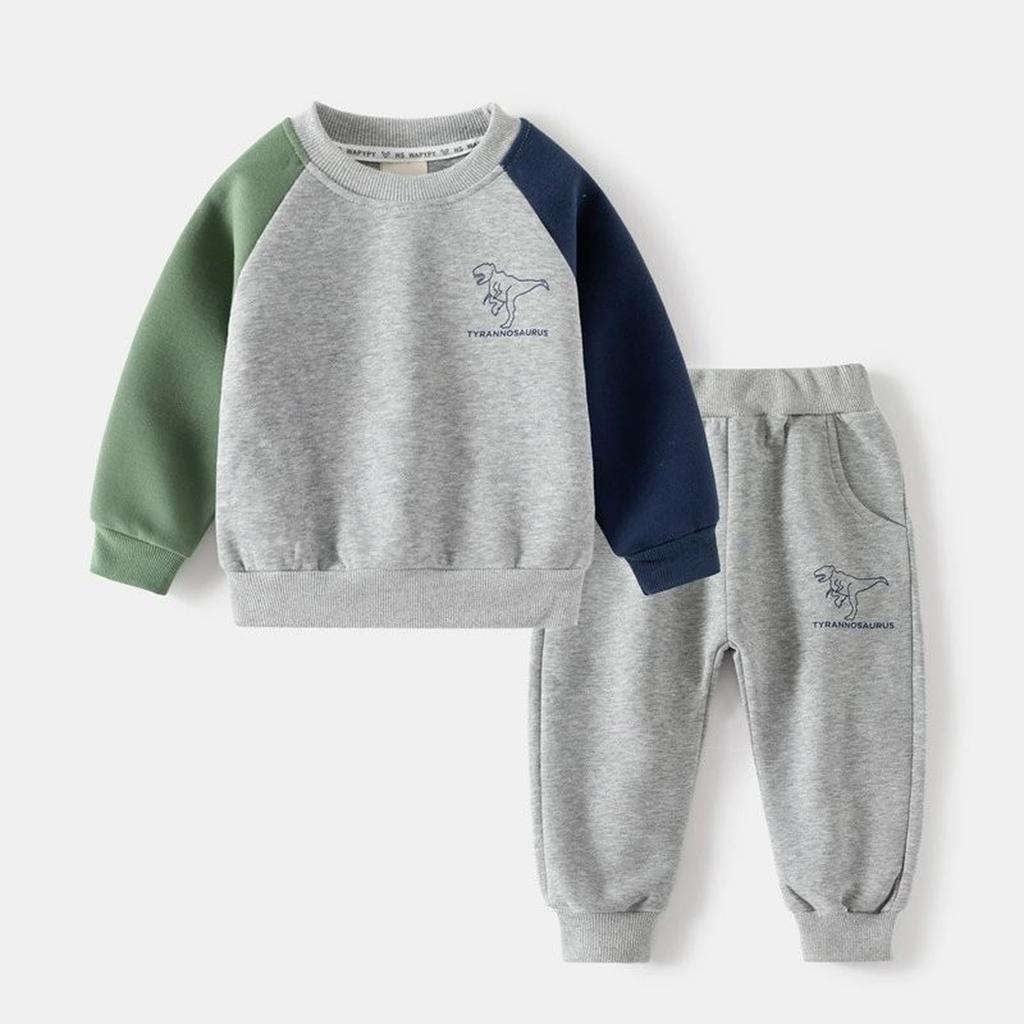 Boy's Athletic Tracksuit Set - 2-Piece Top & Pants For Kids