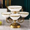 Light Luxury European Ceramic Fruit and Candy Dish