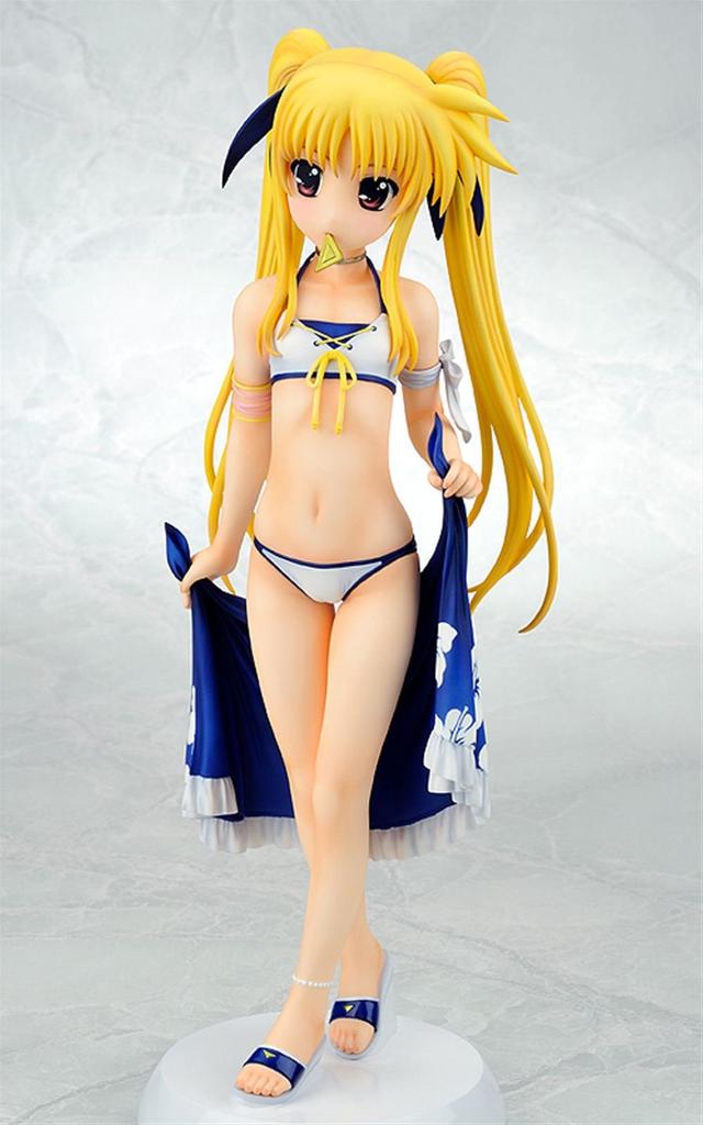 Magical Girl Lyrical Nanoha The MOVIE 1st Fate Testarossa Swimsuit Scale PVC Ver. (1/4 Pre-painted Figure)