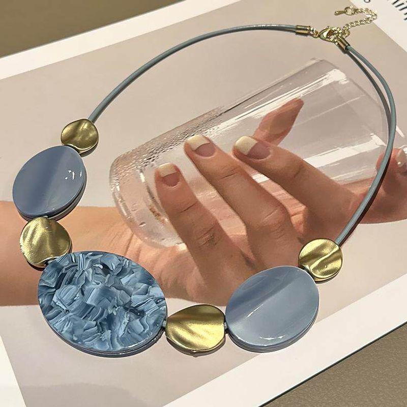 And American Style Unique Exaggerated Niche Necklace for Women, 2026 New Model, Purple Decorative Choker, Clavicle Chain, Stylish Sweater Chain