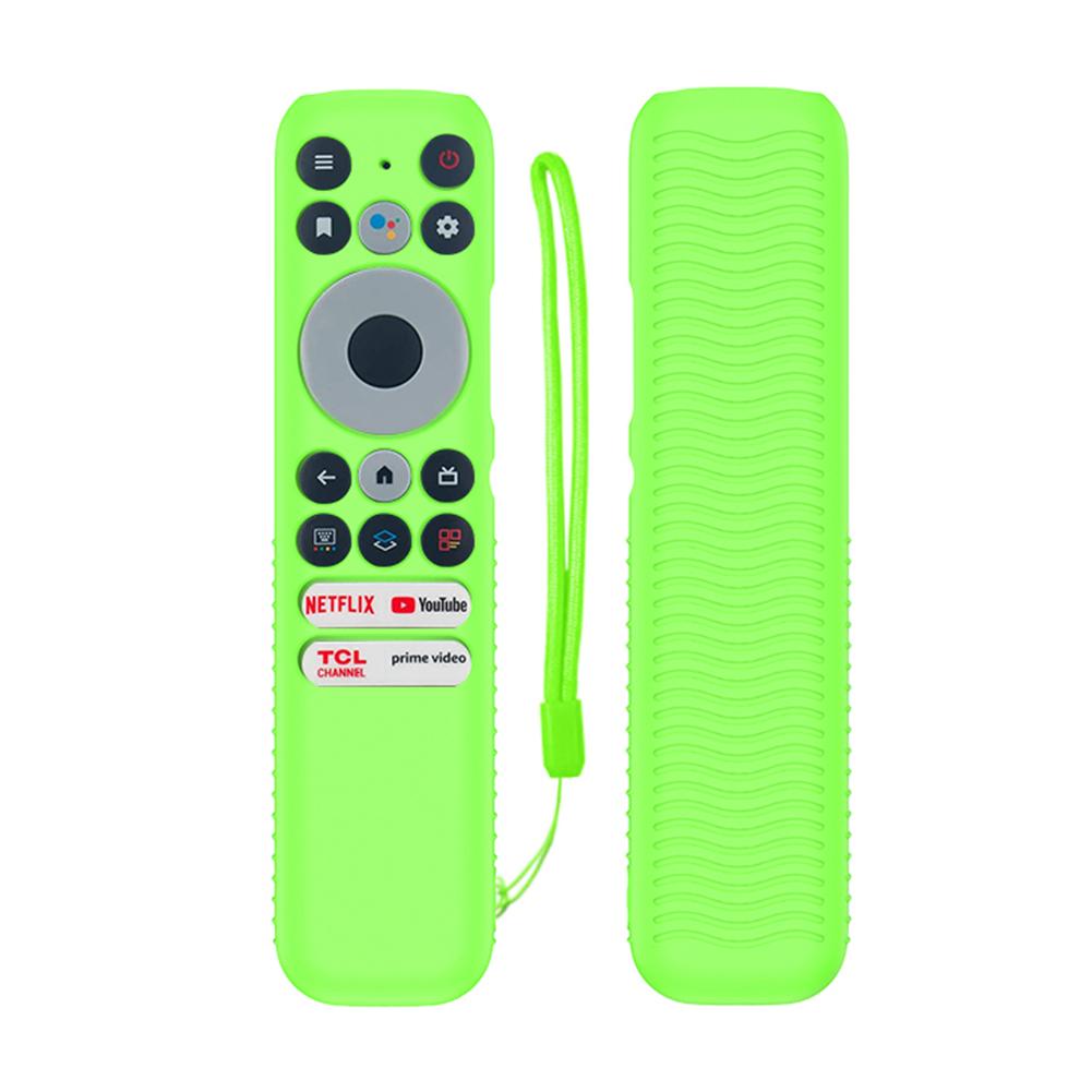 Silicone Remote Case Cover Anti-slip Protective Cover Anti-Drop Protective Case Shockproof Waterproof for TCL RC902N FMR1 Remote