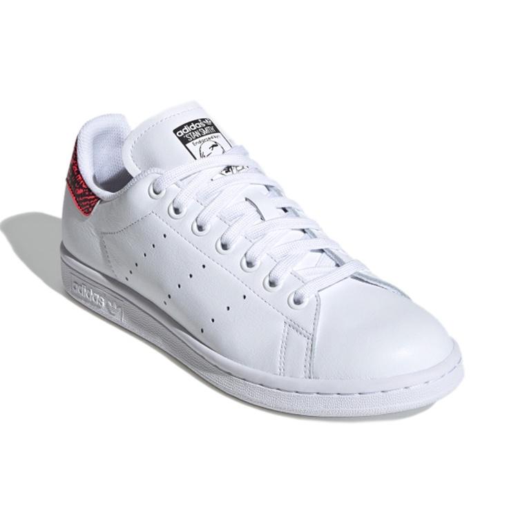 (WMNS) adidas originals Stan Smith 'Weiß Schwarz Rot' Damen FY1714