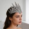1 Pezzo di Tiara Vintage, Argento, Oro, Nero, Adatta per Feste sul Palco, Accessori per Costumi Cosplay, Costumi di Halloween,
