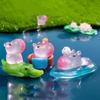 DIY Accessories Luminous Capybara Statue Resin Mini Animals Figurine  Party Festival