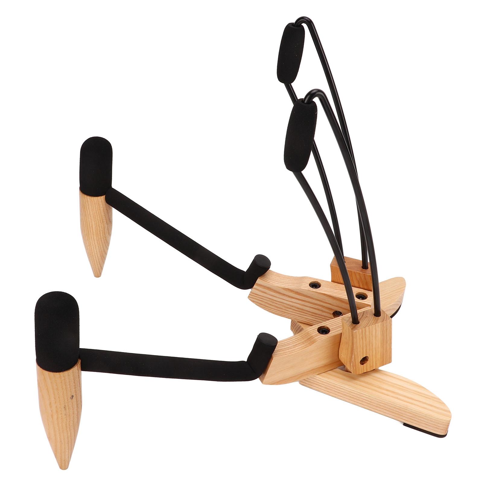 

Wooden Guitar Stand Classical Foldable Beautiful Texture Portable Cello Stand for Cello Guitars