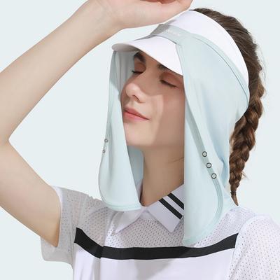 Kadın Şal Güneş Koruyucu Şapka Yüz Boyun Güneşliği UV Koruması Vizör Güneş Koruyucu Boyun Örtüsü Şapka Maskeler Şapka Anti-UV Elastik Yaz