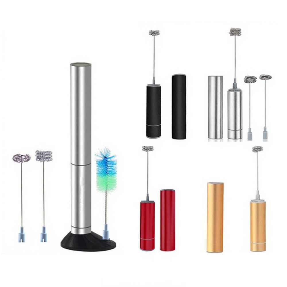 Rechargeable Wireless Milk Frother Handheld Design Handheld Mixer Cappuccino Preparation