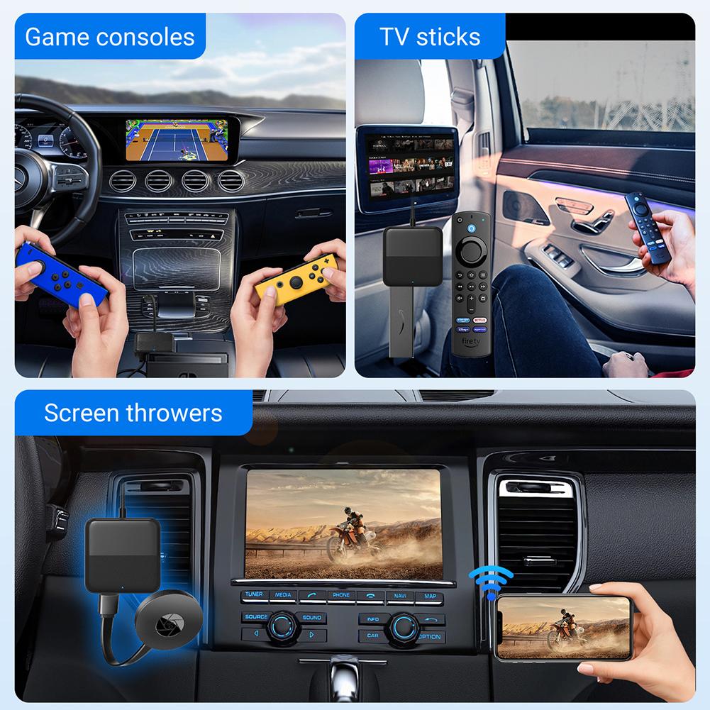 - HDMI-Compatible Car AI Box for Fire TV Stick Car TV Mate Movies Live TV Show B