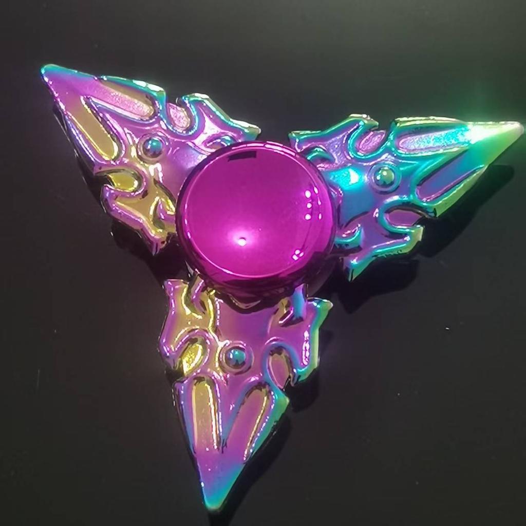 New Style Colorful Alloy Fidget Spinner Gradient Color R188 Mute Bearing Edc Metal Hand Spinner Adult Stress Relief  Fidget Toys