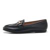 New Fashion Women Flat Shoes Round Toe Leather Casual Boat Shoes Soft Slip-on Loafers