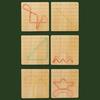 Fun Educational Toy With Wooden Geoboard And Elastic Rubber Bands for Kid Fine Motor Skills Logical Thinking Development