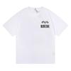 Grenzüberschreitende europäische und amerikanische Trendmarke RHUDE Mikro-Label Buchstabe Flaggenaufdruck Kurzarm-T-Shirt für Männer und Frauen Paare High Street
