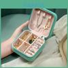 Elegant Leather Jewelry Organizer With Zipper For Travel And Gift Giving