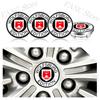 For VW 4Pcs 60MM (56MM I.D) Wolfsburg Edition Emblem Car Wheel Center Cap Rim refit Covers Sticker For VW Golf MK5 Touareg Touran