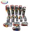 2S 3S 4S 6S 2200 4200 5200 6000mAh 30C 40C 60C 7.4V 11.1V 14.8V LiPo Акумулятор для RC Дрона Вертольота Літака Автомобіля