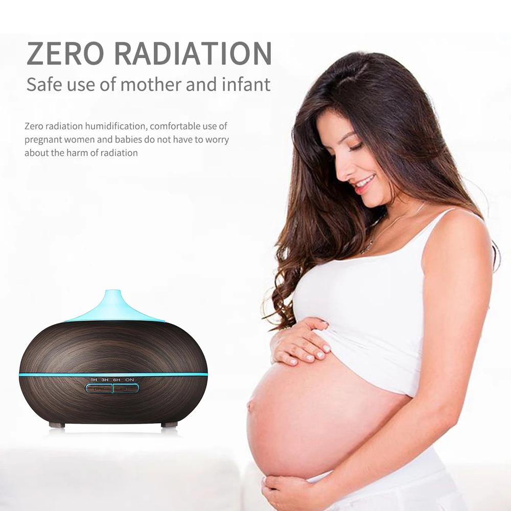 550ml Essential Oil Diffuser & Humidifier  Auto Shut Off, 4 Timer Settings, Perfect for Large Bedrooms, Living Rooms & Offices