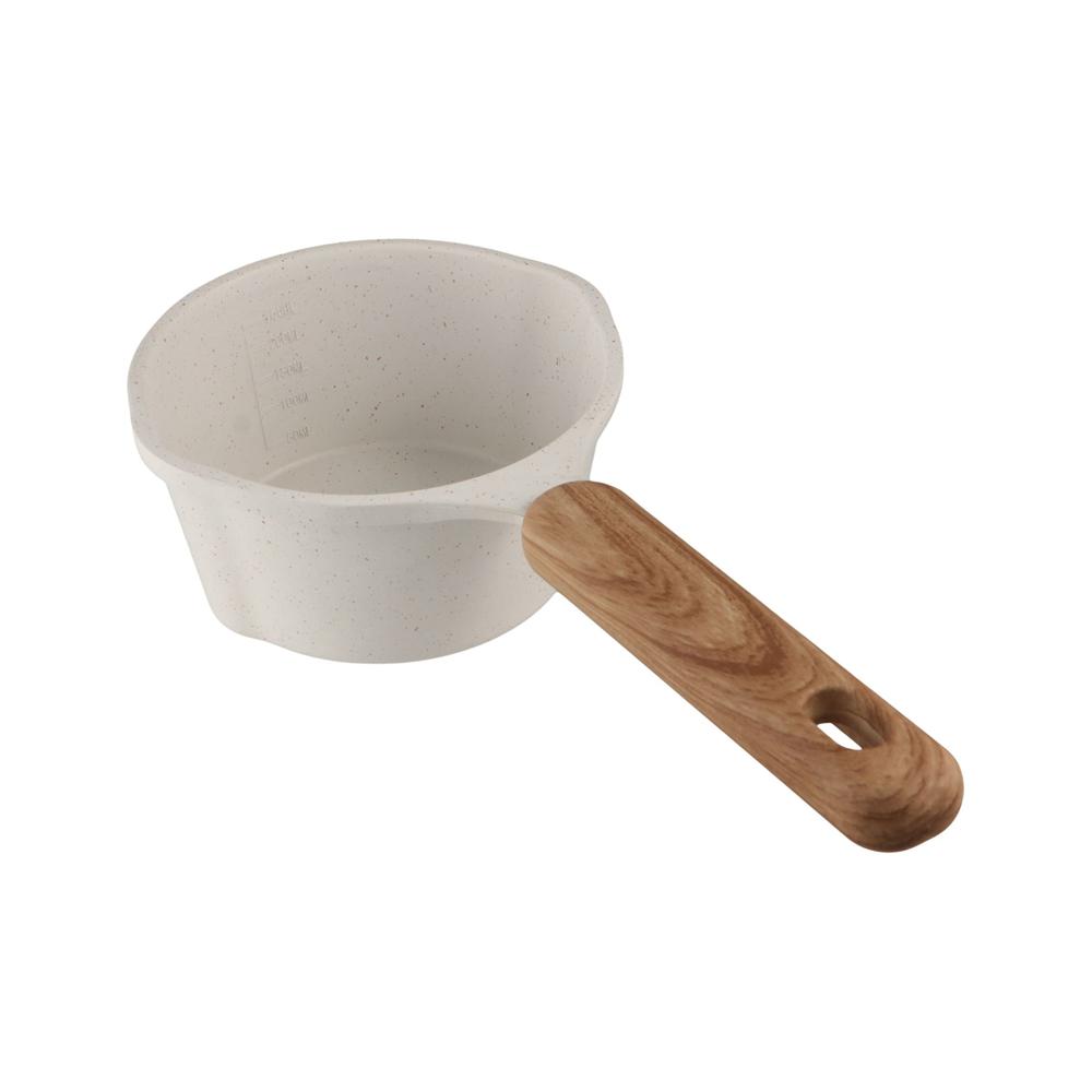 Mini Oil Splashing Pot with Scale Milk Pot Cookware Maifan Stone Skillet  Fried Egg