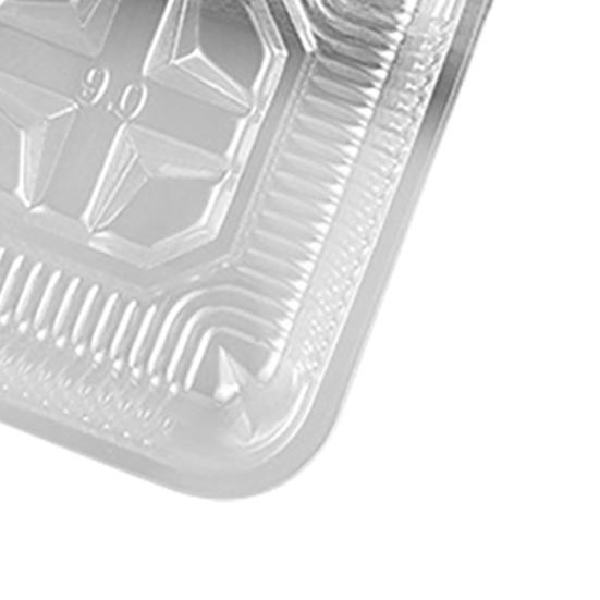 100 τμχ Safe τετράγωνο σχήμα Χαριτωμένο ανθεκτικό διαφανές δοχείο για μπισκότα Δοχείο κέικ