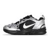 Nike Air Monarch 4 Cyber Icing Sugar Cushioning Coverage Abrasion Resistant Low Top Chunky Sneakers Unisex Black Silver 415445-001(Team368-)