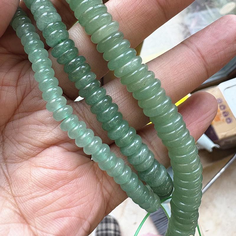 Dongling Agate Light-Colored Spacer Beads for Wenwan, Star Moon, and Bodhi Seed Bracelets - DIY Accessories