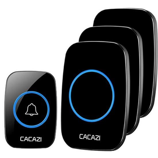 A10 Wireless Long-Range Home Doorbell with Multiple Call Bells and Elderly Pager, Compatible with EU, US, and UK Standards.