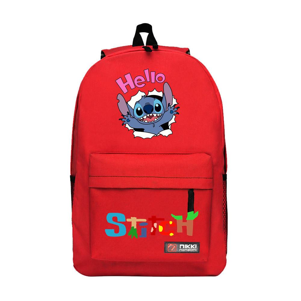 School Bag Cartoon Backpack Star Lightning School Bag Student Polyester Casual Printed Backpack Travel Bag