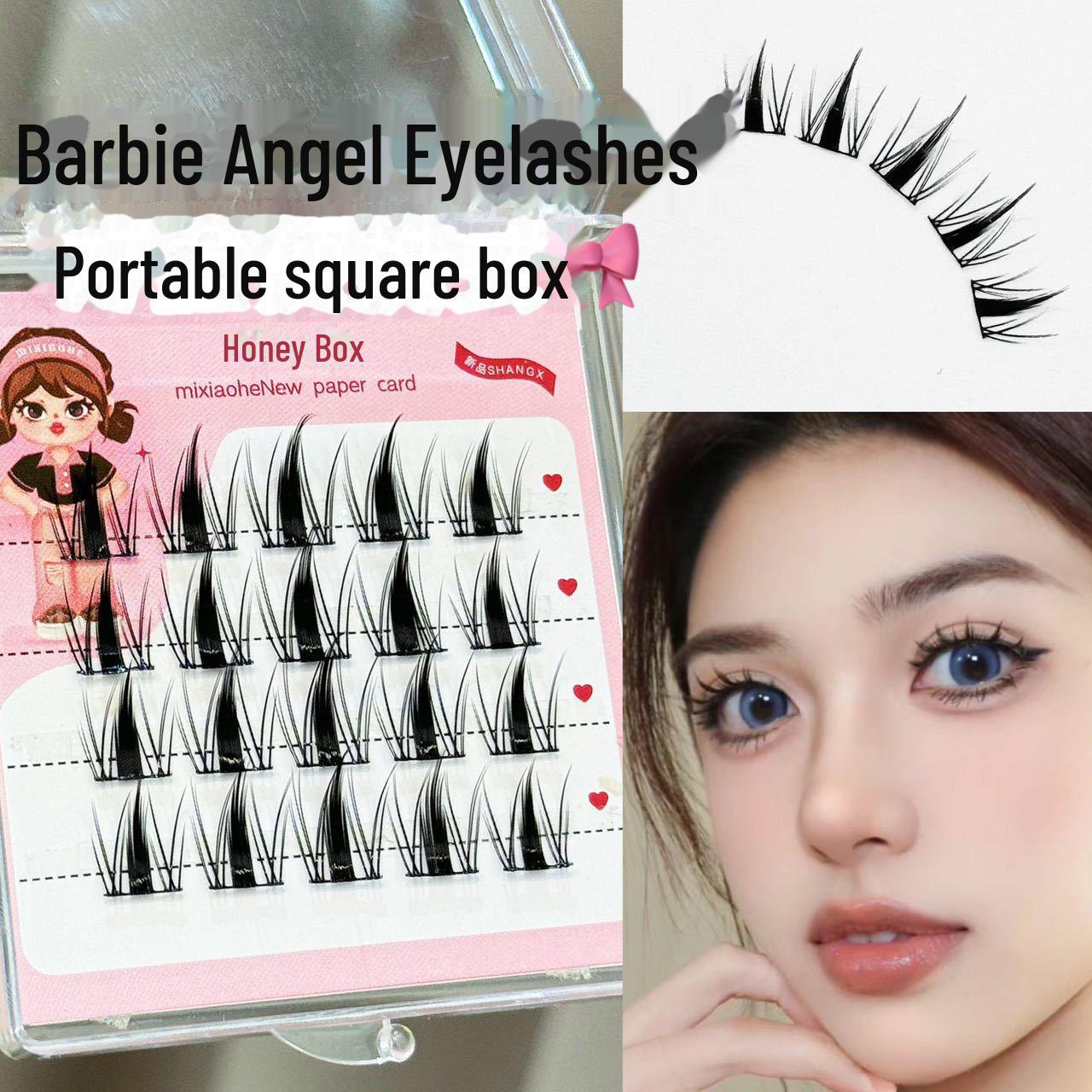 

Honey Box Barbie Angel Curl 10 рядов натуральных накладных ресниц большой емкости