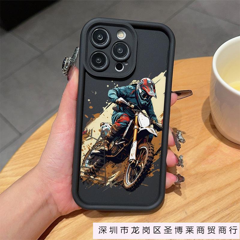 Off-road motorcycle for iPhone16plus Apple 11/12/13/14/15ProMax all-inclusive mobile phone case