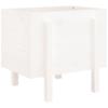 VidaXL Jardinière blanc 62x50x57 cm bois massif de pin 825206