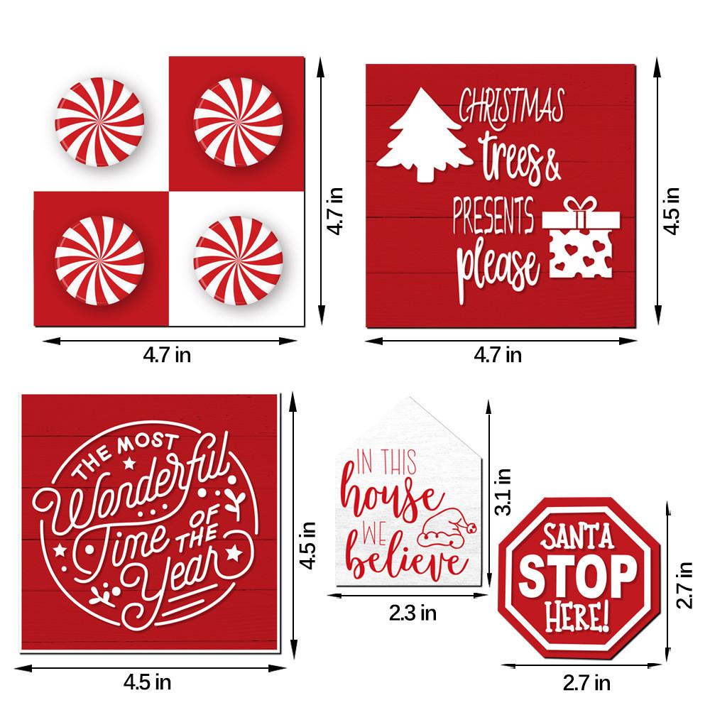 Day Festive Valentines Wooden Tray Signs With Playful Themes For Home Styling