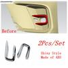 Paraurti Anteriore Auto Luci Fendinebbia Cornice Decorativa Copertura Rivestimento Accessori Cromati ABS Kit di Modifica Esterna Per Lexus LBX 2024 2025 2026
