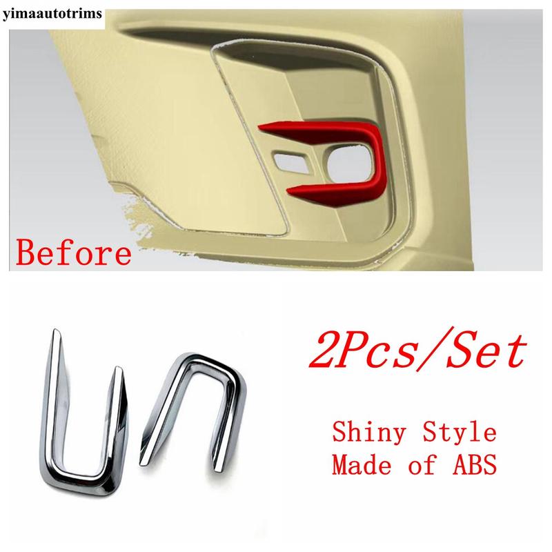 Paraurti Anteriore Auto Luci Fendinebbia Cornice Decorativa Copertura Rivestimento Accessori Cromati ABS Kit di Modifica Esterna Per Lexus LBX 2024 2025 2026