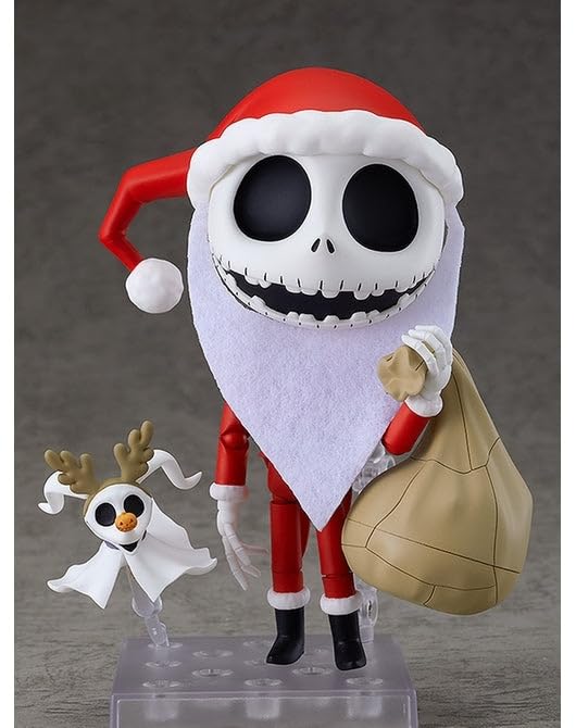 Good Smile Company Nendoroid Disney The Nightmare Before Christmas Jack Skellington Sandy Claws Painted Movable Figure G12321 Ver. Non-scale ABS&PVC