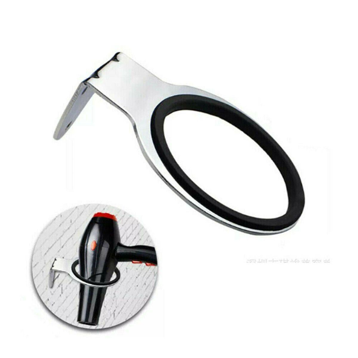 

Stainless Steel Bathroom Shelf Hair Dryer Wall Rack Organizer Salon Storage Hair Dryer Holder