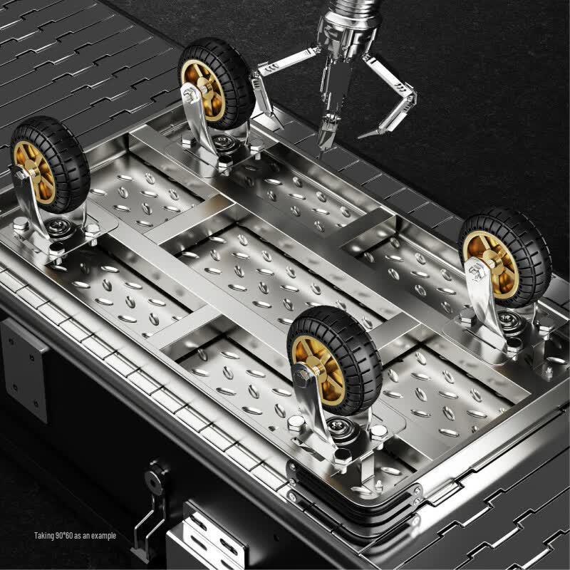Foldable Steel Plate Platform Cart