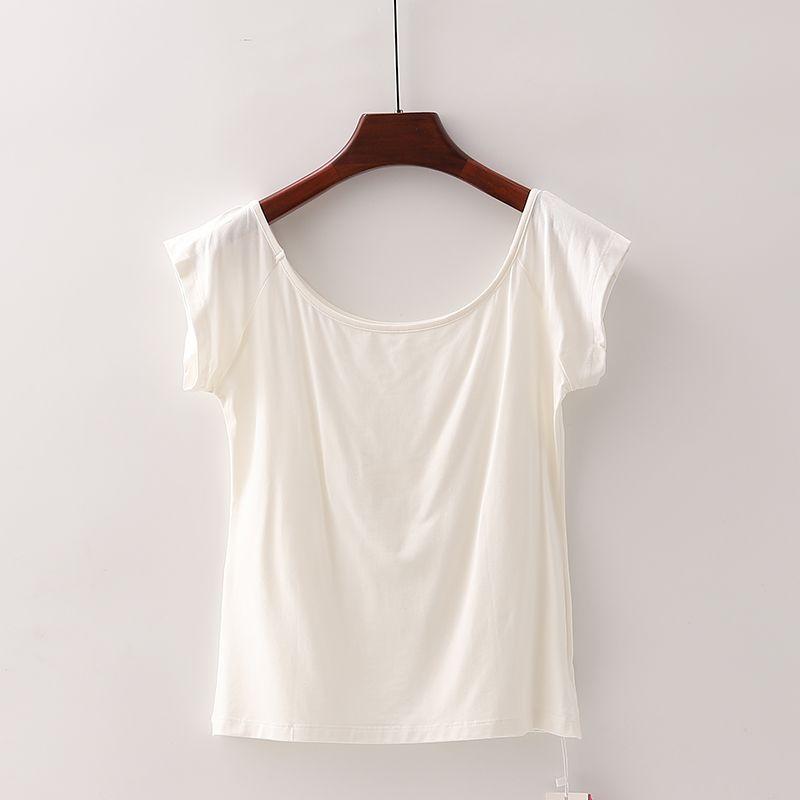 

[Fan] Shopping Mall Brand Discount Female New Arrival Sports Running Stretch Crew Neck Silm Dance Yoga T-shirt 3s284 White L/165 (blemish: dirty yellow)