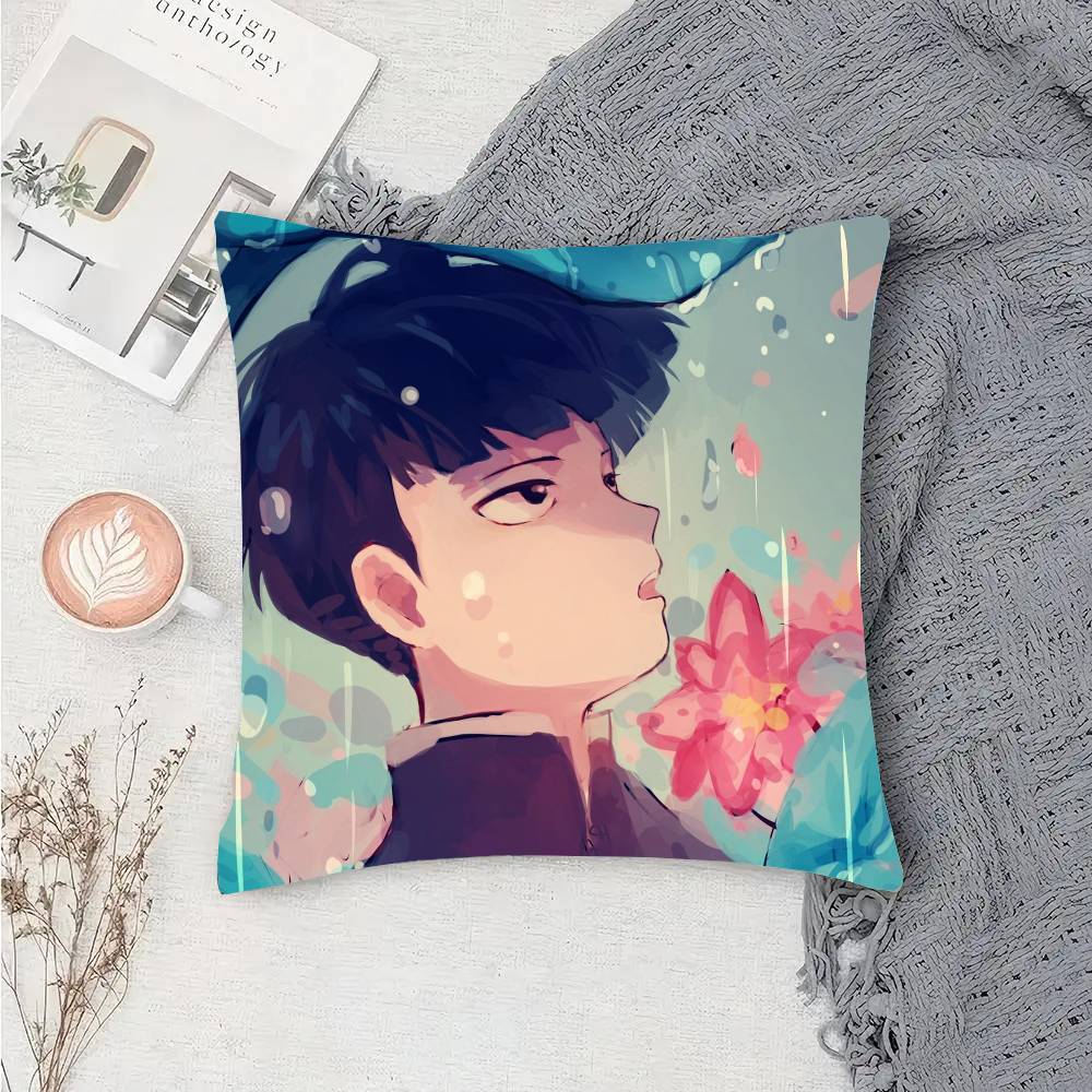 Shigeo Kageyama Manga Mob Psycho 100 Pillow Case Sofa Cushion Cover Room Home Decoration