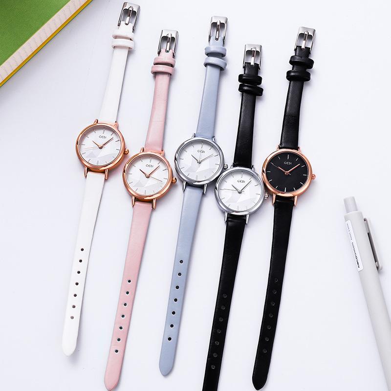 Ladies Temperament Belt Watch Fashionable Simple Casual Small Student Waterproof Watch